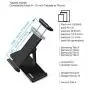 Lekufee Lightweight Aluminum Alloy Foldable Tablet Holder Mount for Mavic Mini/Mavic 2 Pro/Mavic 2 Zoom/Mavic Pro Platinum/Mavic Air/DJI Spark Remote Controller（not fit Mavic air 2
