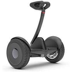 Segway Ninebot S Smart Self-Balancing Electric Scooter with LED light, Portable and Powerful, White and Black