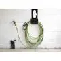 LECAMEBOR Wall Mount Garden Hose Holder, Heavy Duty Hose Hanger Metal Steel Hose Bracket(Black)