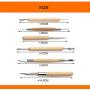 HTTMT- 22Pcs Pottery Tool Set Carving Sculpting Modeling Hobby Ceramics Art Supplies Kit[P/N: ET-TOOL018-SR]