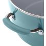 Rachael Ray Cucina Nonstick Cookware Pots and Pans Set, 12 Piece, Agave Blue
