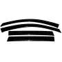 Window Visor Compatible With 2001-2007 Toyota Sequoia, Slim Style Acrylic Smoke Tinted 4PCS Sun Rain Shade Guard Wind Vent Air Deflector by IKON MOTORSPORTS, 2002 2003 2004 2005 2006 Window Visor Compatible With 2001-2007 Toyota Sequoia, Slim Style Acrylic Smoke Tinted 4PCS Sun Rain Shade Guard Wind Vent Air Deflector by IKON MOTORSPORTS, 2002 2003 2004 2005 2006