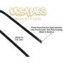Urbalabs Nutrition 12 Inch Rebar Trampoline Stakes Extra Heavy Duty Metal 1/2 Inch Steel Rebar High Wind Ground Anchors Round Chisel Point Tips Universal Size Anti Rust in Black
