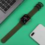Misker Nylon Band Compatible with Apple Watch Band 44mm 42mm 40mm 38mm,Breathable Sport Strap with Metal Buckle Compatible with iwatch Series 5/4/3/2/1 (2-Packs Army Green/Gray, 38mm/40mm)