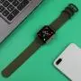 Misker Nylon Band Compatible with Apple Watch Band 44mm 42mm 40mm 38mm,Breathable Sport Strap with Metal Buckle Compatible with iwatch Series 5/4/3/2/1 (2-Packs Army Green/Gray, 38mm/40mm)