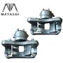MAYASAF 19B2680 19B2681 Front Brake Caliper Driver & Passenger Side Caliper Assembly Fit 2002-2007 Mitsubishi Lancer, Supplied with Mounting Bracket & Metal Piston