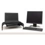 Mind Reader MESHMONSTA-BLK Metal Mesh Monitor Stand and Desk Organizer with Drawer, Black