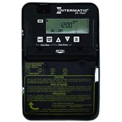 Intermatic ET1105C Time Switch, 1-Circuit/30-Amp Rating, Gray