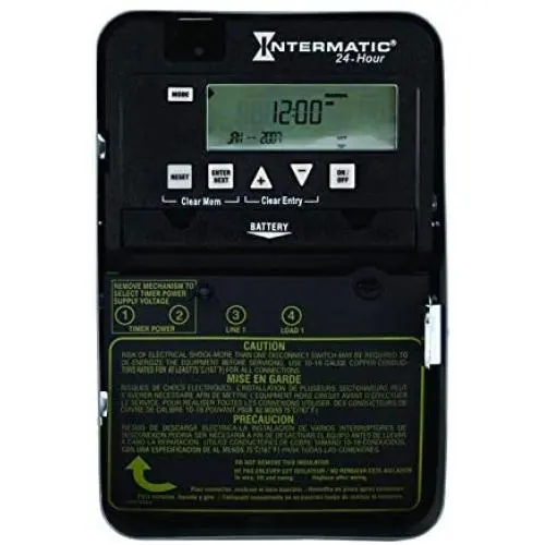 Intermatic ET1105C Time Switch, 1-Circuit/30-Amp Rating, Gray Intermatic ET1105C Time Switch, 1-Circuit/30-Amp Rating, Gray
