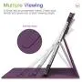 Fintie Case for iPad Air 4 10.9 Inch 2020 with Pencil Holder, Multi-Angle Viewing Cover [Supports Pencil 2nd Gen Charging] with Pocket, Auto Sleep/Wake for iPad Air 4th Generation, Purple