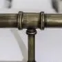 Walker Edison Vintage Metal Iron Pipe Queen Size Bed Headboard Bedroom Walker Edison Vintage Metal Iron Pipe Queen Size Bed Headboard Bedroom