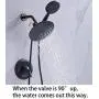 All Metal Shower Faucet Set, 8.6'' Rain Shower, Hand Shower 2 in 1 Shower System with Hose, 3-way Diverter Bathroom Complete Accessory Kit, Pressure Balance Rough-in Valve Included (Matt Black) All Metal Shower Faucet Set, 8.6'' Rain Shower, Hand Shower 2 in 1 Shower System with Hose, 3-way Diverter Bathroom Complete Accessory Kit, Pressure Balance Rough-in Valve Included (Matt Black)