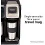 Hamilton Beach FlexBrew Thermal Coffee Maker, Single Serve & Full Pot, Compatible with K-Cup Pods or Grounds, Programmable, Black and Stainless (49966) Hamilton Beach FlexBrew Thermal Coffee Maker, Single Serve & Full Pot, Compatible with K-Cup Pods or Grounds, Programmable, Black and Stainless (49966)