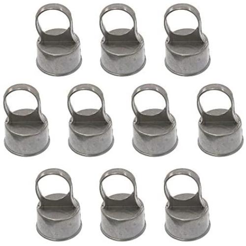 Chain Link Fence Loop Caps | Eye Top Rail Cap | 2 1/2'' (Fits 2 3/8'' OD) x 1 5/8'' (Fits 1 5/8'' OD) Pack of 10 Chain Link Fence Loop Caps | Eye Top Rail Cap | 2 1/2'' (Fits 2 3/8'' OD) x 1 5/8'' (Fits 1 5/8'' OD) Pack of 10