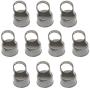 Chain Link Fence Loop Caps | Eye Top Rail Cap | 2 1/2'' (Fits 2 3/8'' OD) x 1 5/8'' (Fits 1 5/8'' OD) Pack of 10 Chain Link Fence Loop Caps | Eye Top Rail Cap | 2 1/2'' (Fits 2 3/8'' OD) x 1 5/8'' (Fits 1 5/8'' OD) Pack of 10