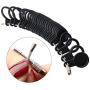 pengxiaomei Ring Sizer Measuring Tool Set, Ring Gauges&Finger Sizer Mandrel with 2 Pieces Polishing Cloth for Jewelry Sizing Measuring