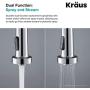 Kraus KFS-1CH Dual Function Kitchen Faucet Sprayer, Chrome