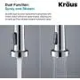 Kraus KFS-1CH Dual Function Kitchen Faucet Sprayer, Chrome Kraus KFS-1CH Dual Function Kitchen Faucet Sprayer, Chrome