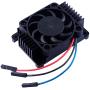 GeeekPi Aluminum Alloy Heatsink with PWM Fan for Raspberry Pi Compute Module 4, Passive Cooling Radiator with Speed Control Fan for Raspberry Pi CM4 Motherboard