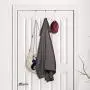 HOUSE DAY Over The Door Hook Fitting Most Sized Doors, Sturdy Metal Door Hangers Hold Up to 30Lbs, Over The Door Hooks for Hanging Coats, Towels, Bags (White, 4 Pack) HOUSE DAY Over The Door Hook Fitting Most Sized Doors, Sturdy Metal Door Hangers Hold Up to 30Lbs, Over The Door Hooks for Hanging Coats, Towels, Bags (White, 4 Pack)