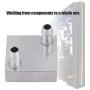 ASHATA 40x40mm Water Cooling Aluminum Block for CPU Graphics Radiator Heatsink Water Cooler