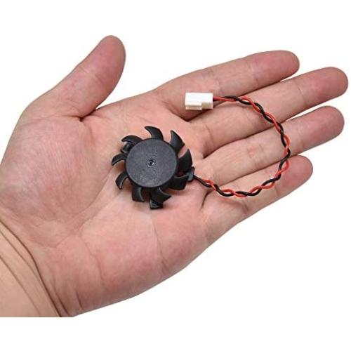 BAY Direct Heatsink Cooling fan for DaHua DVR/HDCVI Camera Fan DVR Motherboard Fan 5V DAHUA Fan with 2 Wire 2 Pin (fan)