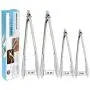 CHEFNENO Kitchen Food Tongs Heavy Duty Stainless Steel Utility Metal Tongs 12 Inch and 9 Inch for Cooking Grilling Barbecue BBQ and Serving Salad, 4 Pack CHEFNENO Kitchen Food Tongs Heavy Duty Stainless Steel Utility Metal Tongs 12 Inch and 9 Inch for Cooking Grilling Barbecue BBQ and Serving Salad, 4 Pack