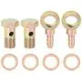 X AUTOHAUX 2 Sets 16mm Banjo Hose Barb Bolt Fitting Banjo Bolt Washer Bronze Tone Metal for Motorcycle Car X AUTOHAUX 2 Sets 16mm Banjo Hose Barb Bolt Fitting Banjo Bolt Washer Bronze Tone Metal for Motorcycle Car