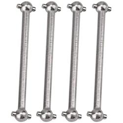 RC Car Drive Shafts, 4 Pcs Metal Dog Bone Drive Shafts for 1/18 RC Car Accessory