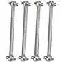 RC Car Drive Shafts, 4 Pcs Metal Dog Bone Drive Shafts for 1/18 RC Car Accessory
