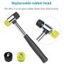 Feyachi Roll Pin Punch Set with Storage Pouch, 9 Piece Steel Removal Tool Kit