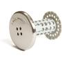 SinkShroom Revolutionary Bathroom Sink Drain Protector Hair Catcher, Strainer, Snare, Nickel Edition