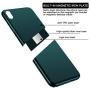 Case for iPhone XR,Ultra Thin Magnetic Phone Case for Magnet Car Phone Holder with Invisible Built-in Metal Plate,Soft TPU Shockproof Anti-Scratch Protective Cover for iPhone XR(2018) 6.1[Green]
