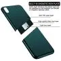 Case for iPhone XR,Ultra Thin Magnetic Phone Case for Magnet Car Phone Holder with Invisible Built-in Metal Plate,Soft TPU Shockproof Anti-Scratch Protective Cover for iPhone XR(2018) 6.1[Green]