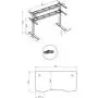 ApexDesk AXB6030-WHT Elite Series Electric Height Adjustable Standing Desk, 60'', White Top, White Frame - Bundle ApexDesk AXB6030-WHT Elite Series Electric Height Adjustable Standing Desk, 60'', White Top, White Frame - Bundle