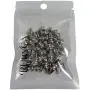 RUBYCA 12MM 50 Sets Metal Tree Spikes and Studs Metallic Screw-Back for DIY Leather-Craft Silver Color RUBYCA 12MM 50 Sets Metal Tree Spikes and Studs Metallic Screw-Back for DIY Leather-Craft Silver Color
