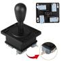 EG STARTS 2 Player Classic Arcade Game DIY Part for Mame USB Cabinet Zero Delay USB Encoder to PC Games 8 Way Joystick + 18x Arcade Push Buttons (Includ 1p / 2p Start Buttons) Multiple Colour Kits