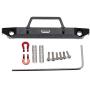 wivarra for Axial SCX24 90081 1/24 RC Crawler Car Upgrade Parts Metal Front Bumper Accessories