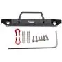 wivarra for Axial SCX24 90081 1/24 RC Crawler Car Upgrade Parts Metal Front Bumper Accessories
