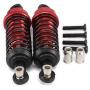 4pcs Front/Rear Shock Absorber Kits for 1/18 RC Wltoys A959 A969 A979 K929 Parts Buggy Truck Rally Car Upgrades (Red)