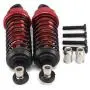 4pcs Front/Rear Shock Absorber Kits for 1/18 RC Wltoys A959 A969 A979 K929 Parts Buggy Truck Rally Car Upgrades (Red)