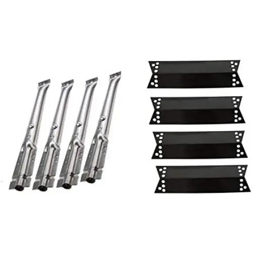 DcYourHome Gas Grill Must Have Easy Overhaul Kit -Stainless Steel Burners & Porcelain Steel Heat Plates Replacement for Kenmore 122.16134,Nexgrill 720-0719BL/0773/0783,Tera Gear1010007A DcYourHome Gas Grill Must Have Easy Overhaul Kit -Stainless Steel Burners & Porcelain Steel Heat Plates Replacement for Kenmore 122.16134,Nexgrill 720-0719BL/0773/0783,Tera Gear1010007A