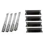 DcYourHome Gas Grill Must Have Easy Overhaul Kit -Stainless Steel Burners & Porcelain Steel Heat Plates Replacement for Kenmore 122.16134,Nexgrill 720-0719BL/0773/0783,Tera Gear1010007A DcYourHome Gas Grill Must Have Easy Overhaul Kit -Stainless Steel Burners & Porcelain Steel Heat Plates Replacement for Kenmore 122.16134,Nexgrill 720-0719BL/0773/0783,Tera Gear1010007A