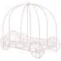 DHP Metal Carriage Bed, Fairy Tale Bed Frame, Shabby-Chic Style, Twin, Pink DHP Metal Carriage Bed, Fairy Tale Bed Frame, Shabby-Chic Style, Twin, Pink