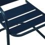 Crosley Furniture CO1030-NV Brighton Retro Metal Chair, Set of 2, Navy