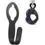 Ebliiny Garden Hose Hanger Heavy Duty Metal Hose Holder for Expandable Watering Hose, Sturdy to Support Over 110lbs Weight Portable Garage Storage