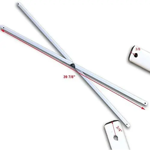 Coleman 12x12 Instant Eaved Shelter Canopy Gazebo 39 7/8'' SIDE TRUSS Bars Replacement Parts Coleman 12x12 Instant Eaved Shelter Canopy Gazebo 39 7/8'' SIDE TRUSS Bars Replacement Parts