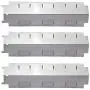 YIHAM KS734 Gas Grill Stainless Steel Heat Plate Shield Tent, Burner Cover Flame Tamer, BBQ Replacement Parts for Charbroil, Brinkmann, Kenmore, Master Forge, 14 5/8 inch x 4 1/4 inch, Set of 3 YIHAM KS734 Gas Grill Stainless Steel Heat Plate Shield Tent, Burner Cover Flame Tamer, BBQ Replacement Parts for Charbroil, Brinkmann, Kenmore, Master Forge, 14 5/8 inch x 4 1/4 inch, Set of 3
