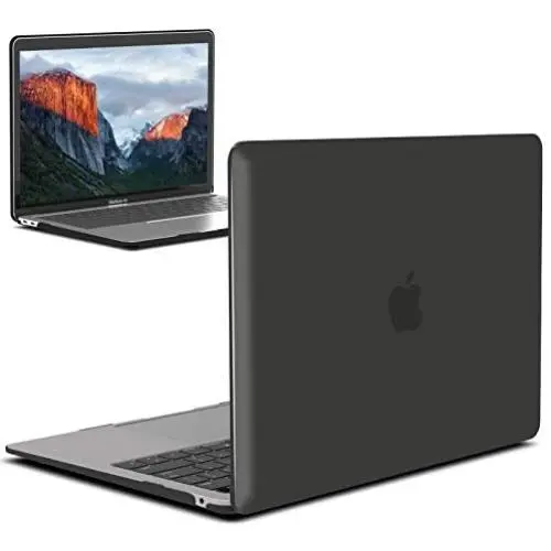IBENZER New 2020 MacBook Air 13 inch Case M1 A2337 A2179 A1932, Plastic Hard Shell Case for Apple Mac Air 13 Retina Display with Touch ID (2018-2020), Black, MMA-T13BK A IBENZER New 2020 MacBook Air 13 inch Case M1 A2337 A2179 A1932, Plastic Hard Shell Case for Apple Mac Air 13 Retina Display with Touch ID (2018-2020), Black, MMA-T13BK A