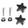 Graham-Field RJ4300-KNOB-2 2-PC Arm Adjust Knob Rollator